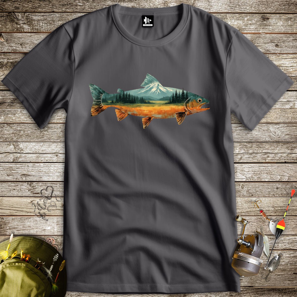 Troutscape Tee - FISH - ROOM LLC