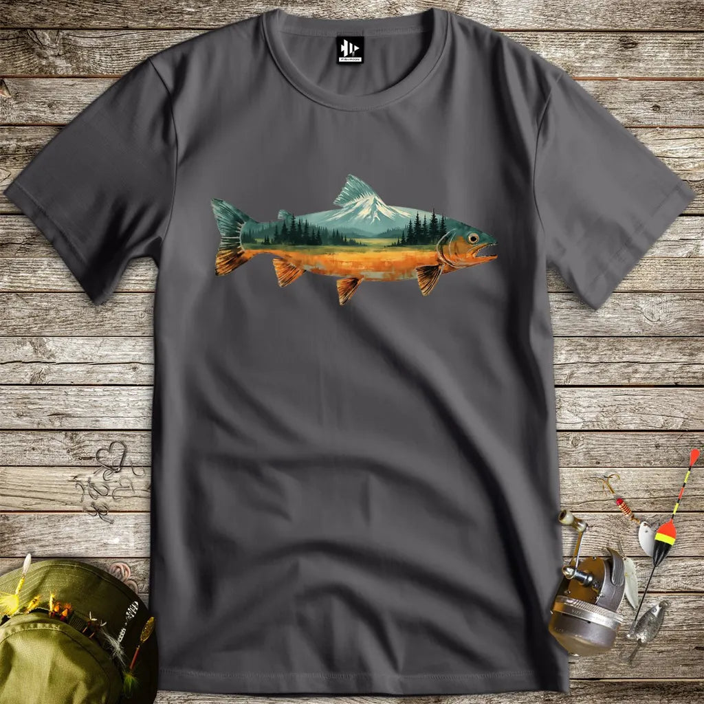 Troutscape Tee - FISH - ROOM LLC