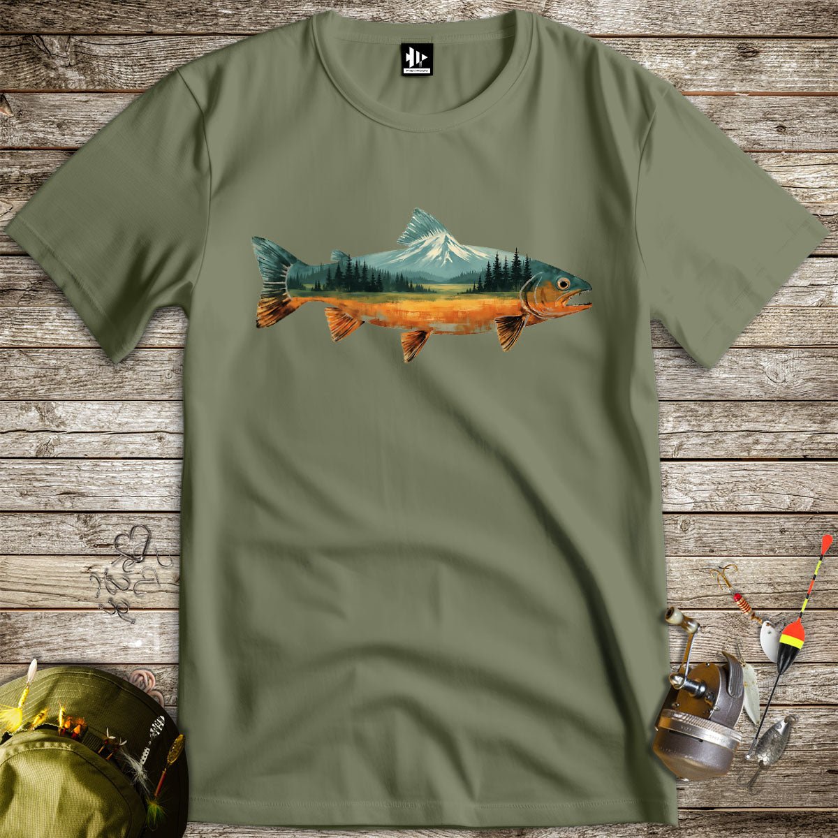 Troutscape Tee - FISH - ROOM LLC