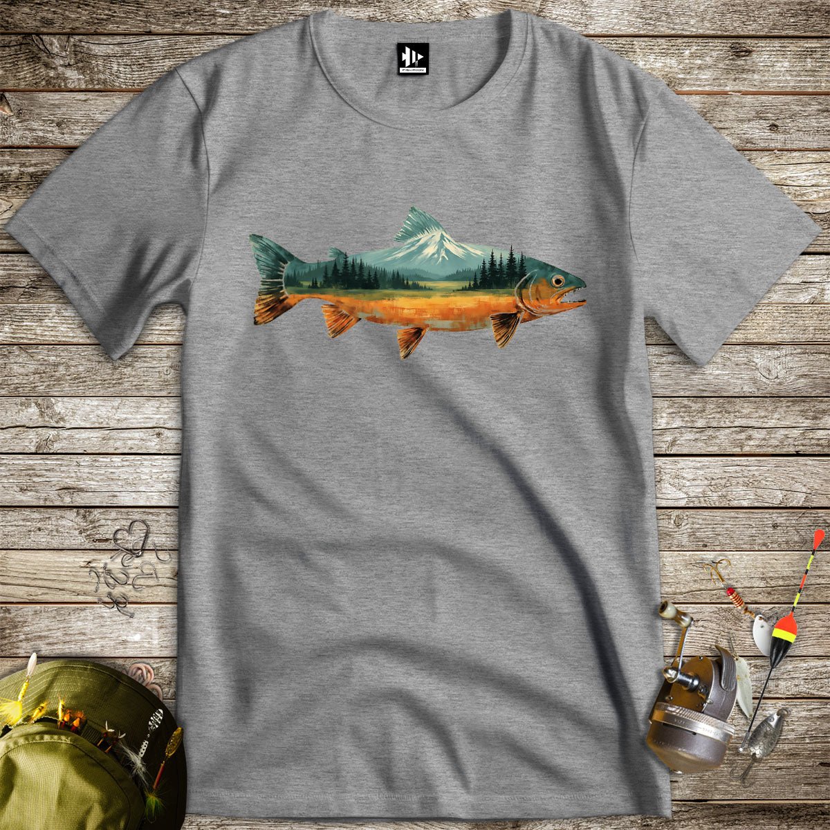 Troutscape Tee - FISH - ROOM LLC