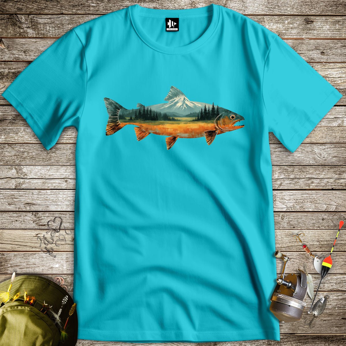Troutscape Tee - FISH - ROOM LLC