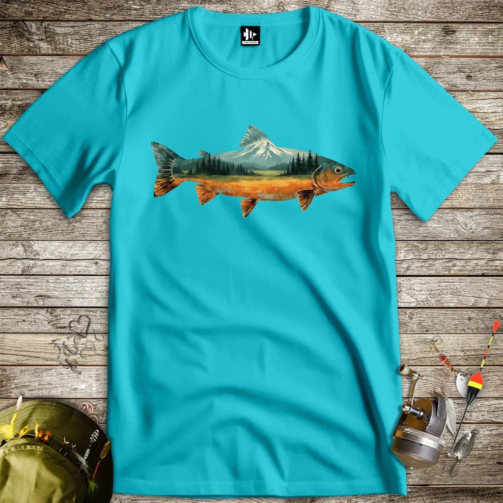 Troutscape Tee - FISH - ROOM LLC