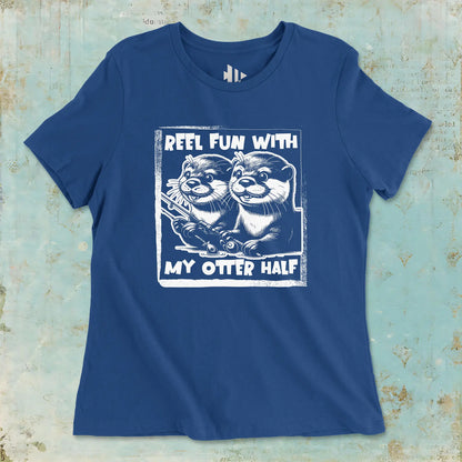 True Royal, Reel Fun with My Otter Half  Women Tee – fish-room