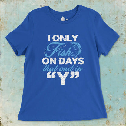 True Royal, ‘Y’-Day Fishing Ladies’ Tee – fish-room