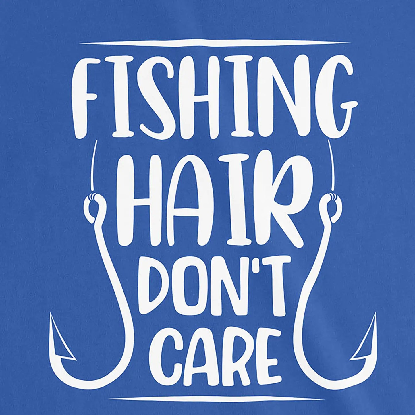 True Royal, Fishing Hair Don't Care Ladies’ Tee – fish-room