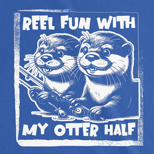True Royal, Reel Fun with My Otter Half Ladies’ Tee – fish-room