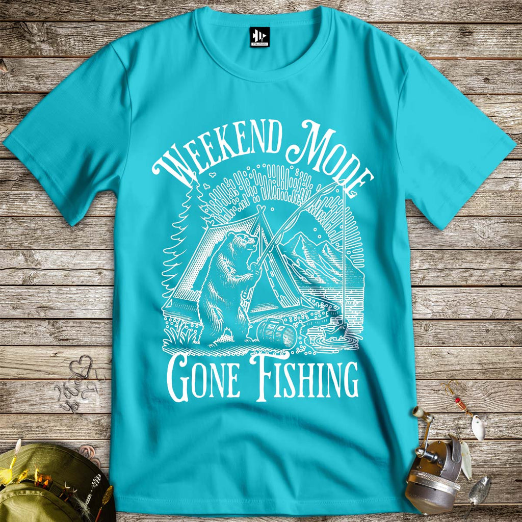 Weekend Mode: Gone Fishing Tee - FISH - ROOM LLC