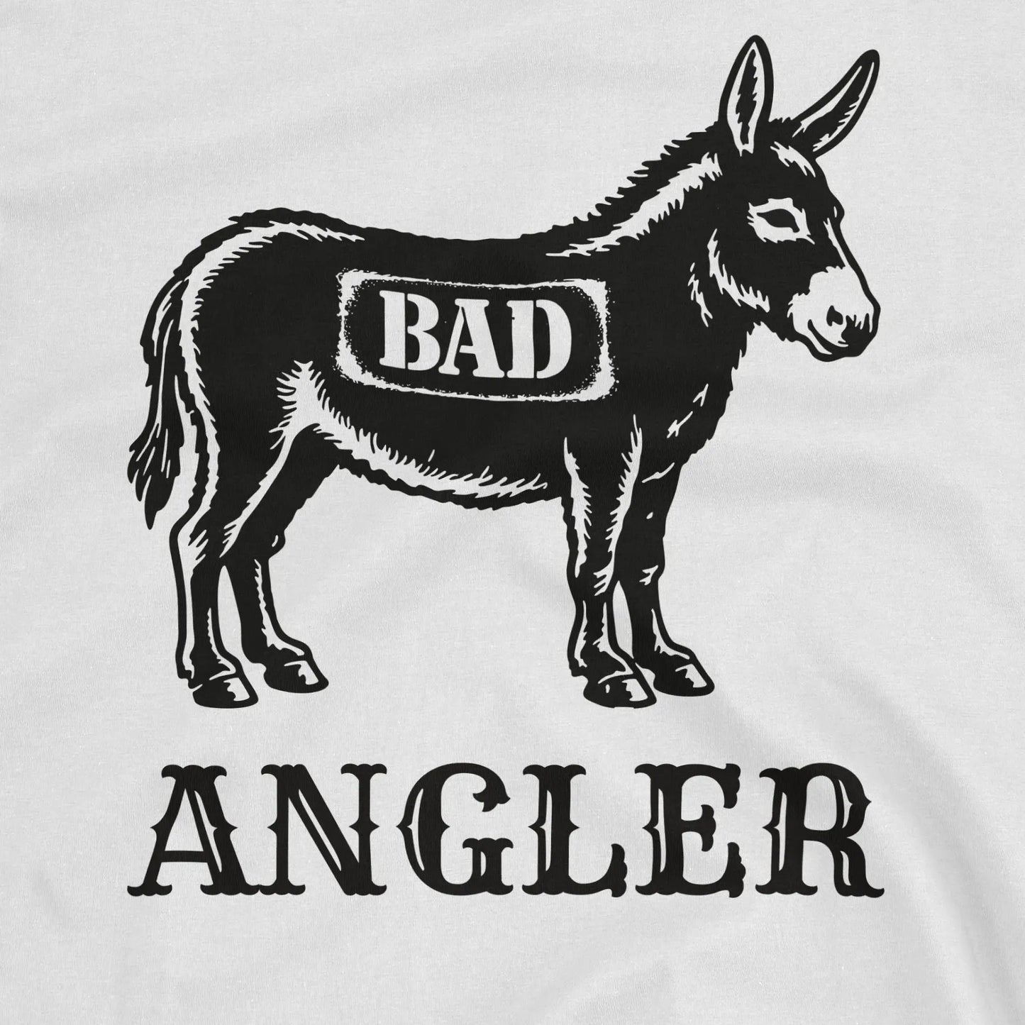 White, Bad Ass Angler Tee – fish-room