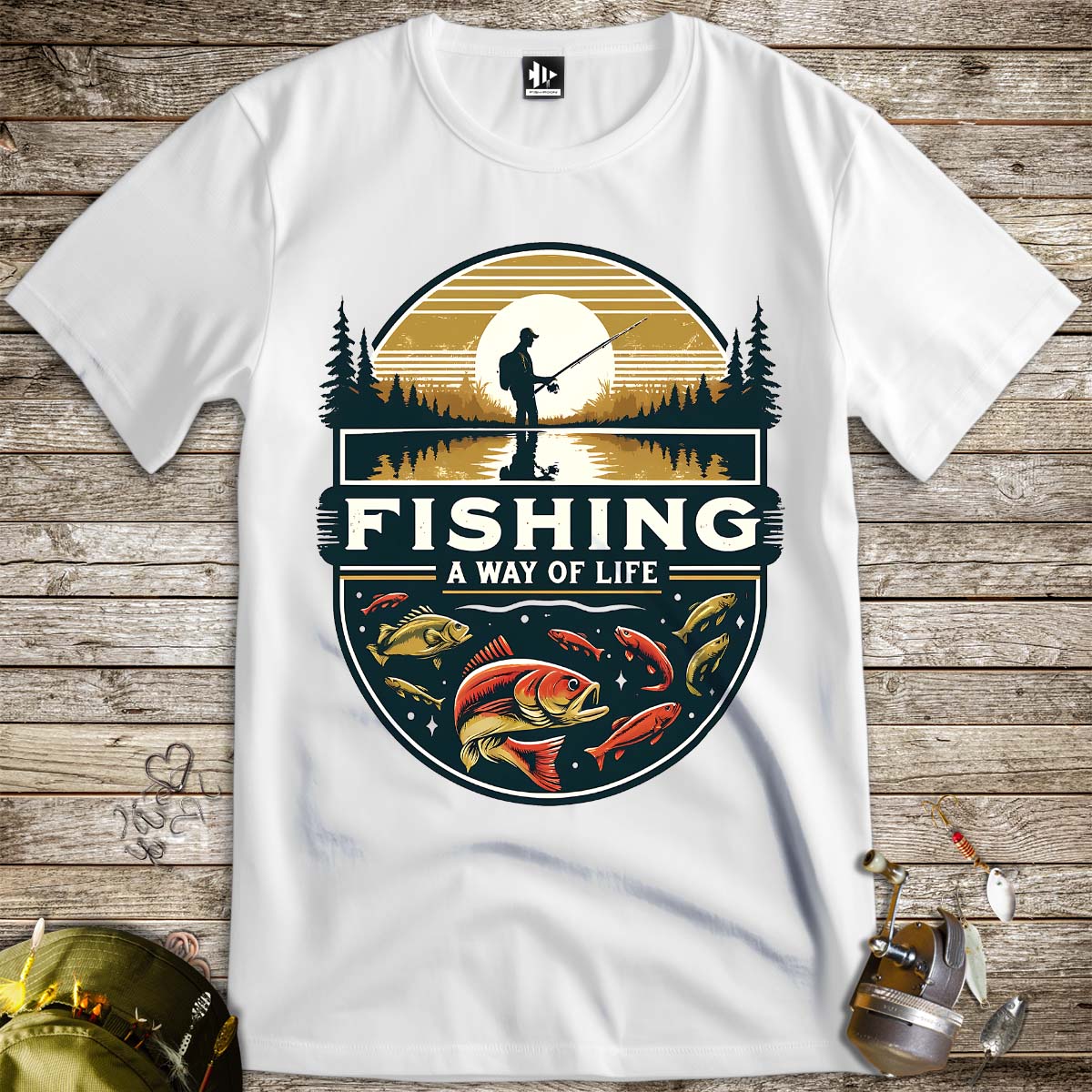 Fishing, Way of Life Tee-funny fishing t shirt-FISH-ROOM LLC