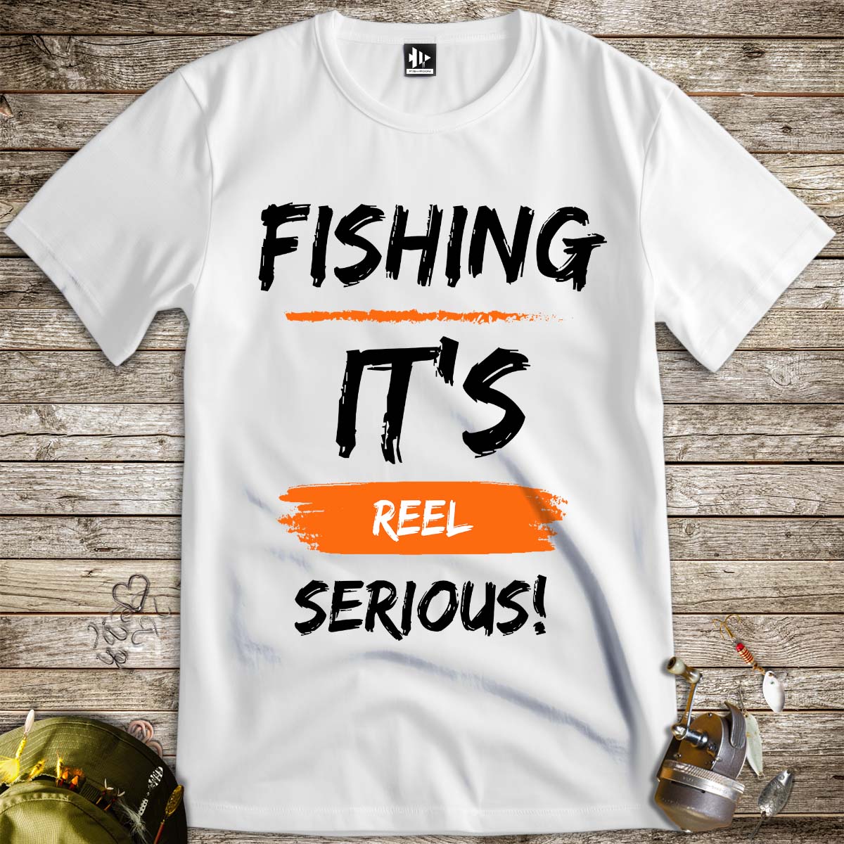 Fishing, it's reel serious! Tee-funny fishing t shirt-FISH-ROOM LLC