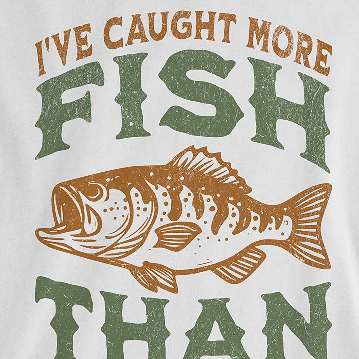 White, I've Caught More Fish Ladies’ Tee – fish-room