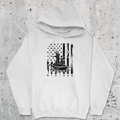 White, Best Dad Hoodie – fish-room