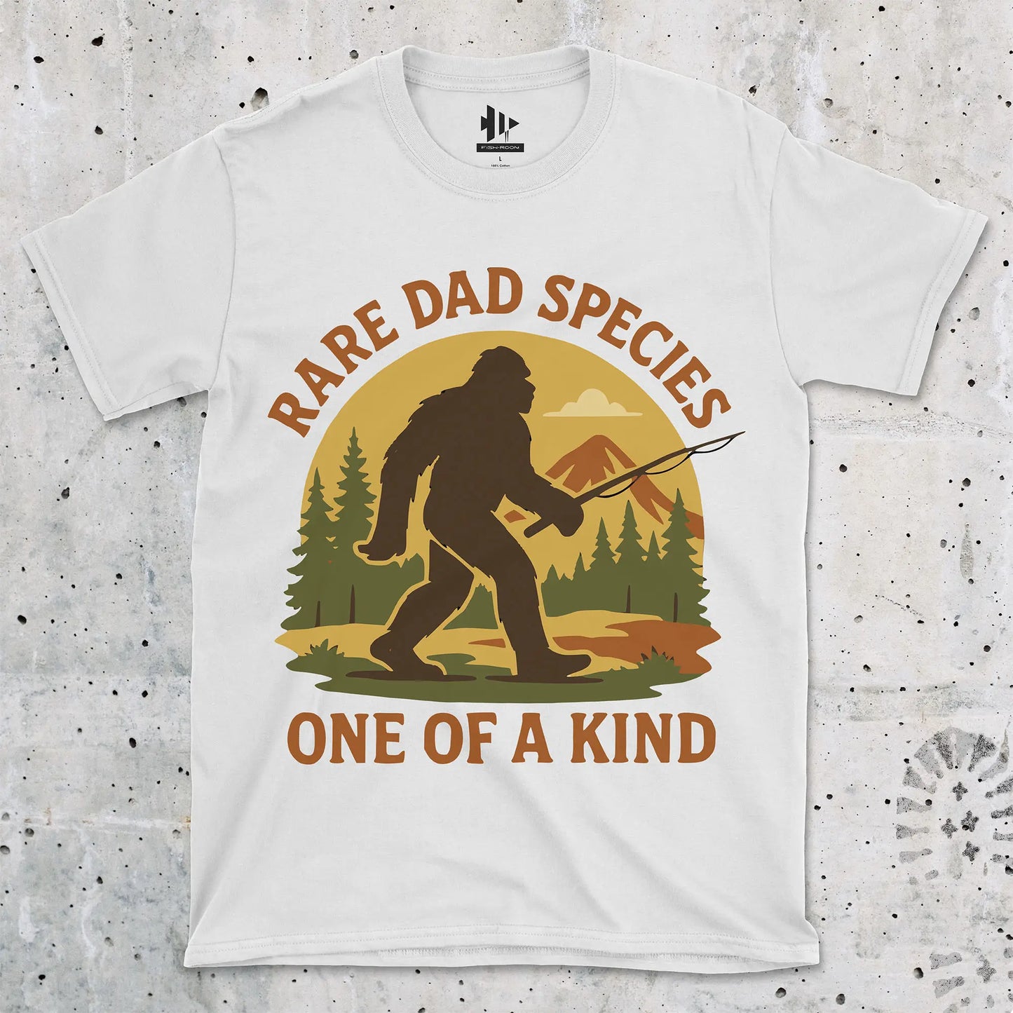 White, Rare Dad Species – One of a Kind Tee – fish-room