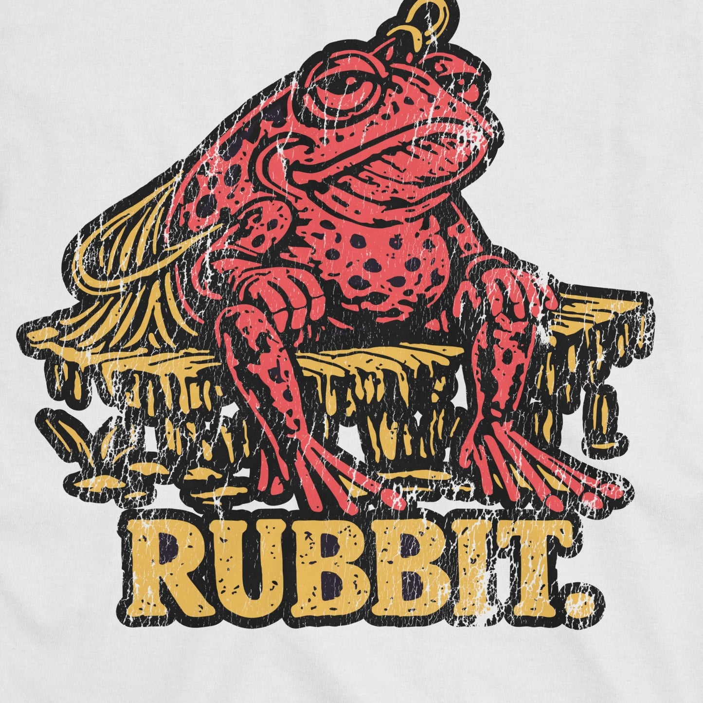 White, Rubbit Frog Lure Fishing Tee – fish-room