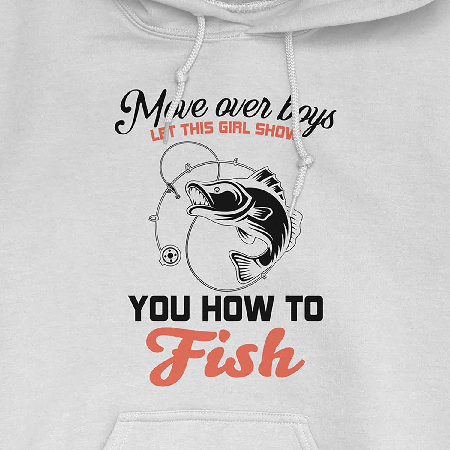 White, Move Over Boys! Hoodie – fish-room