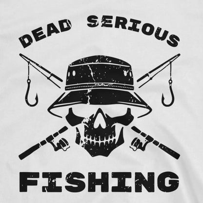 White, Dead Serious Fishing Tee – fish-room