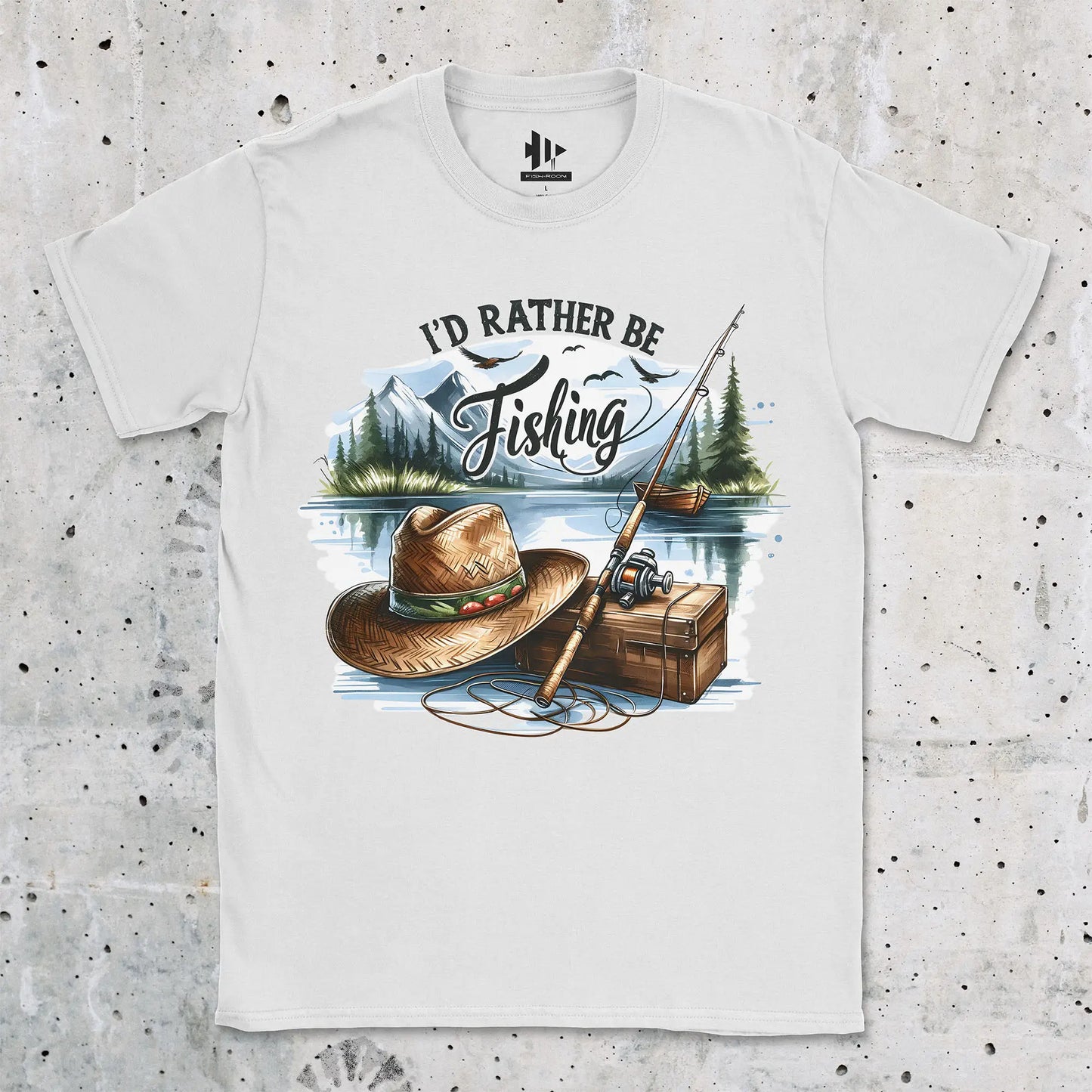 White, I'd Rather Be Fishing Tee – fish-room