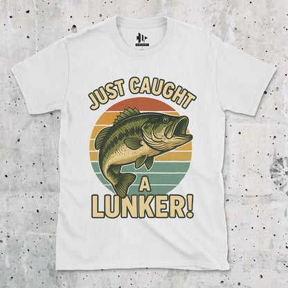 White, Just Caught a Lunker! Tee – fish-room