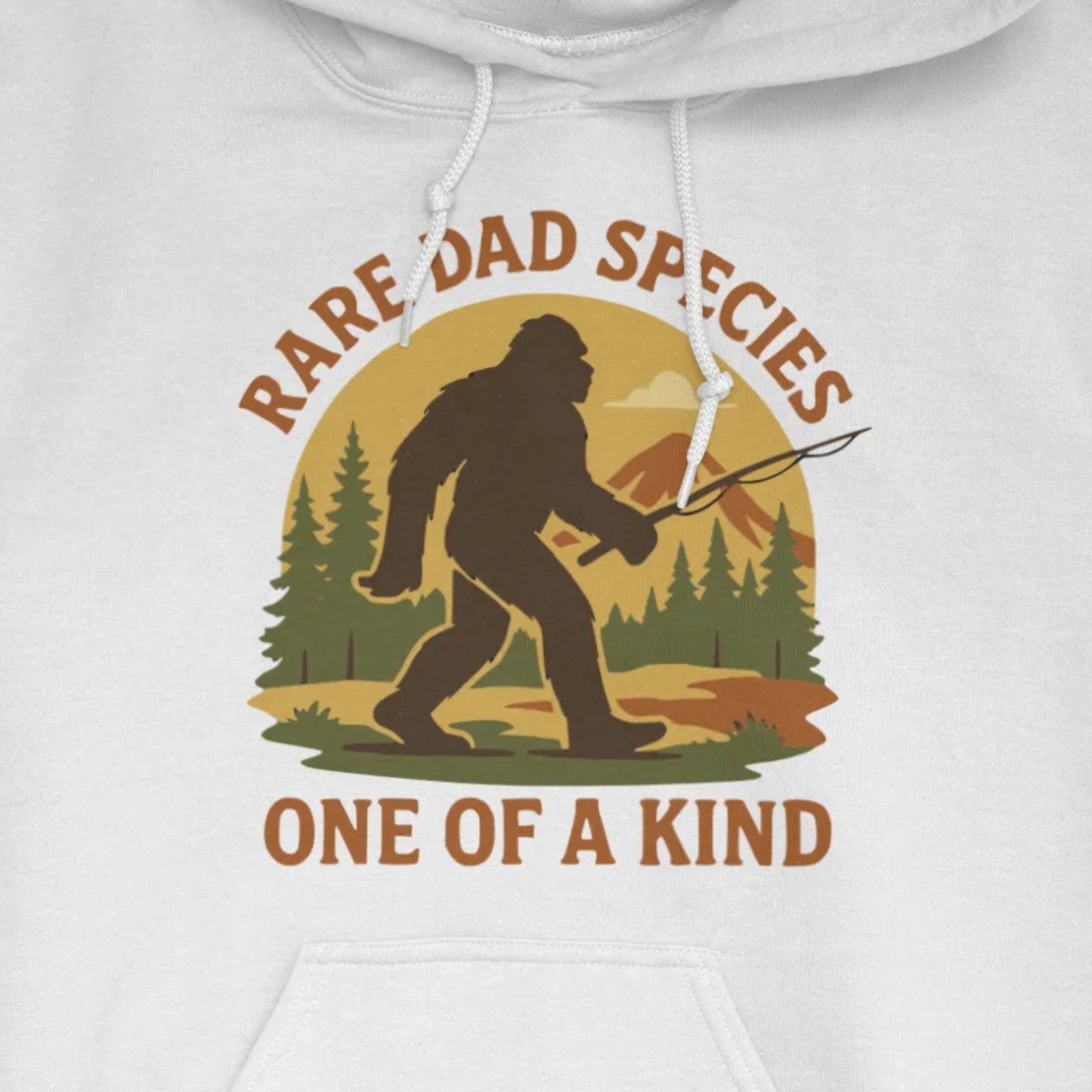 White, Rare Dad Species – One of a Kind Hoodie – fish-room