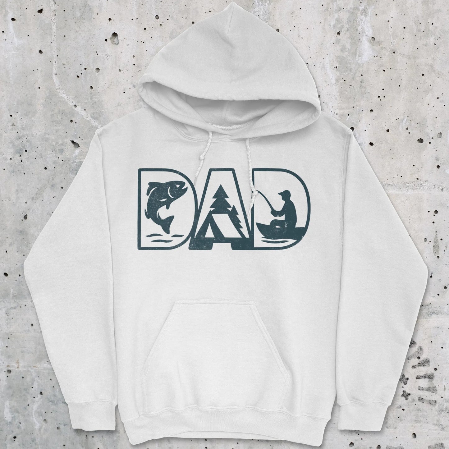 White, Dad Hoodie – fish-room