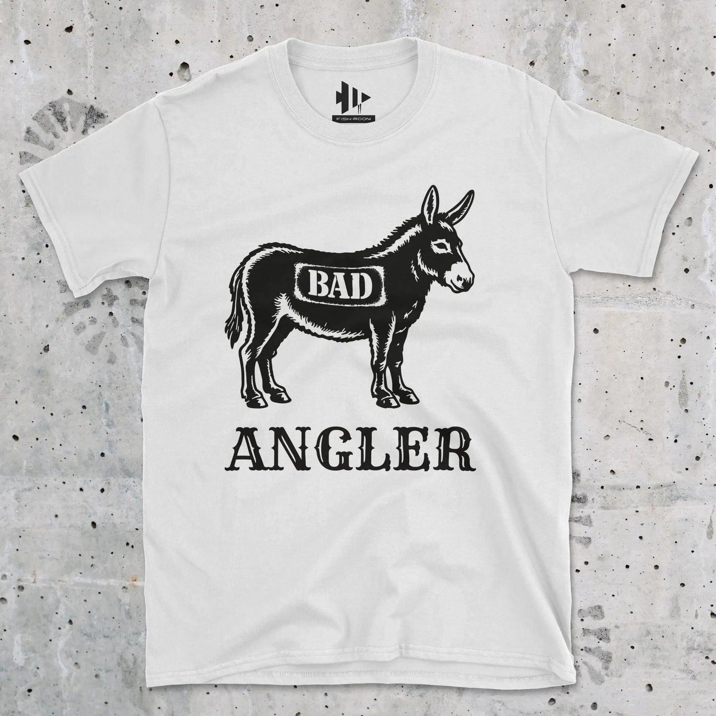 White, Bad Ass Angler Tee – fish-room