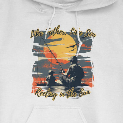 White, Like Father Like Son Hoodie – fish-room
