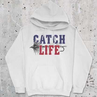 White, Catch Life Hoodie – fish-room