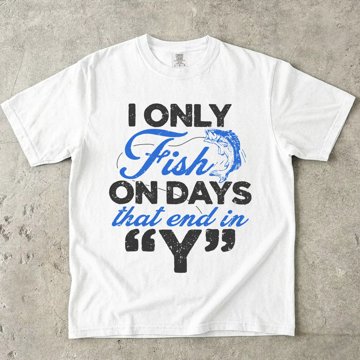 White, ‘Y’-Day Fishing T-Shirt – fish-room