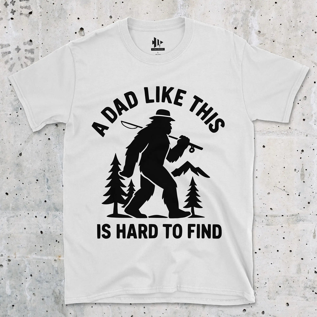 White, A Dad Like This Is Hard to Find Tee – fish-room