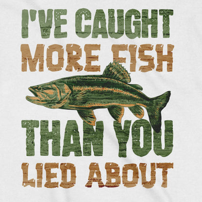 White, I've Caught More Fish Sweatshirt – fish-room