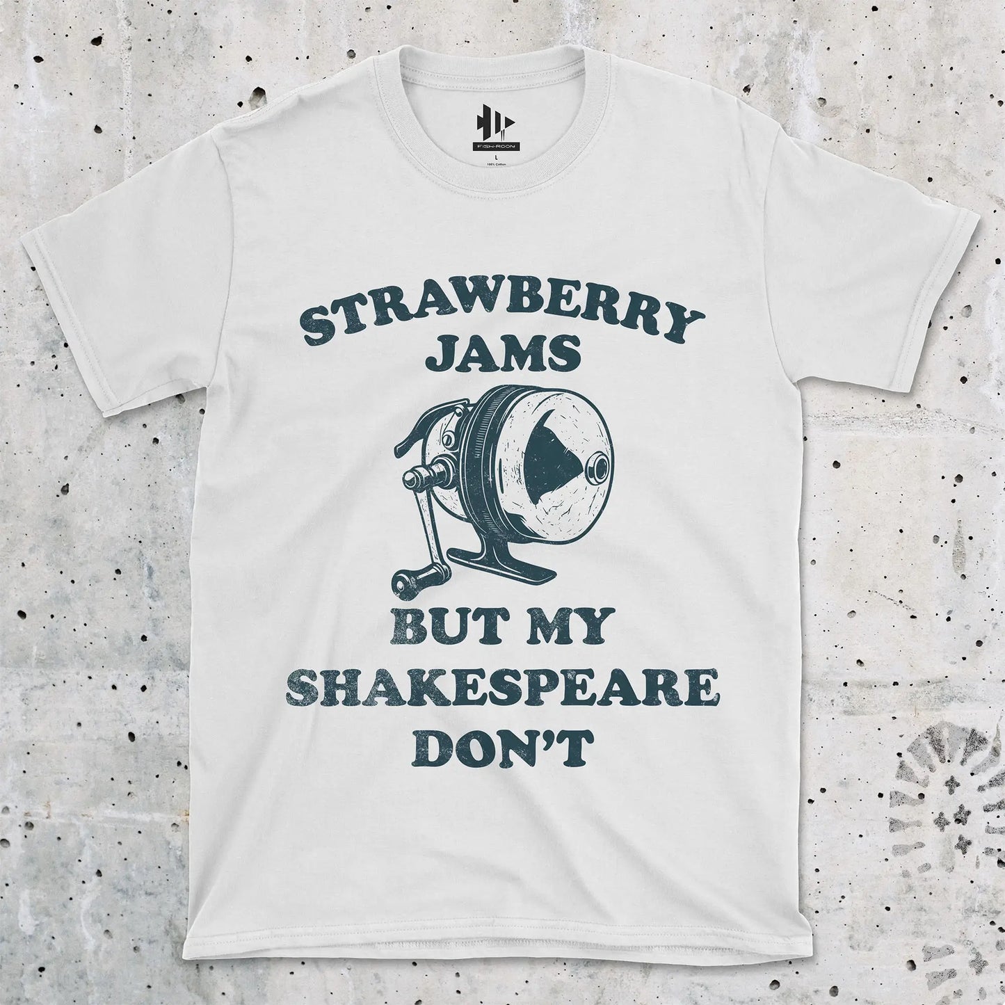 White, Strawberry Jams – But My Shakespeare Don’t Tee – fish-room
