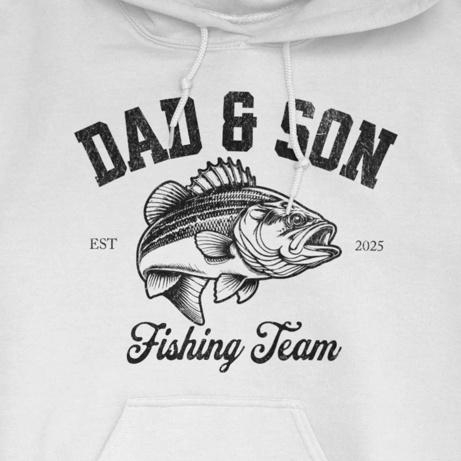 White, Dad & Son Fishing Team Hoodie – fish-room