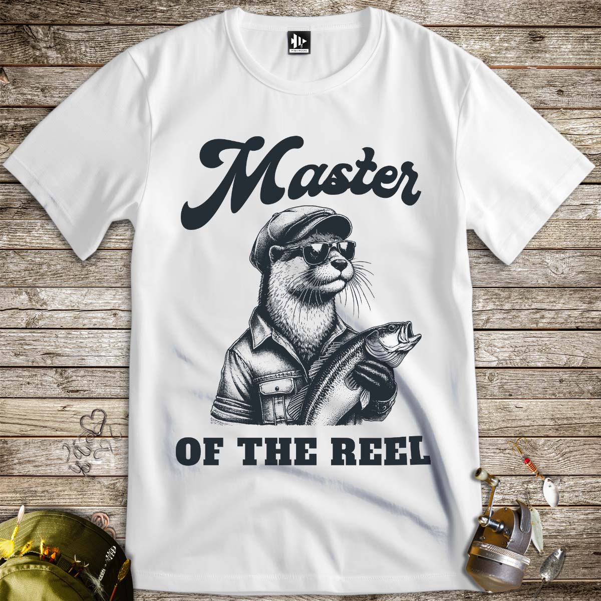 Master Of the Reel Tee-funny fishing t shirt-FISH-ROOM LLC