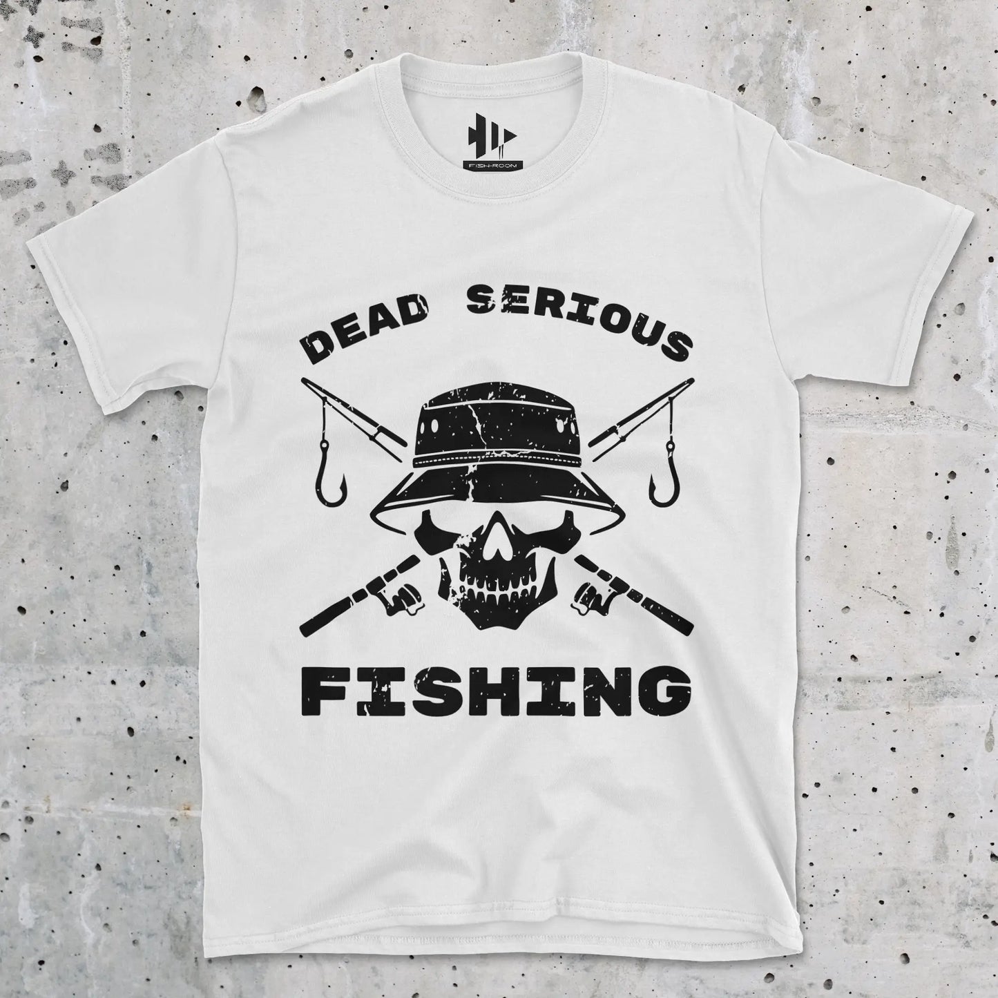 White, Dead Serious Fishing Tee – fish-room