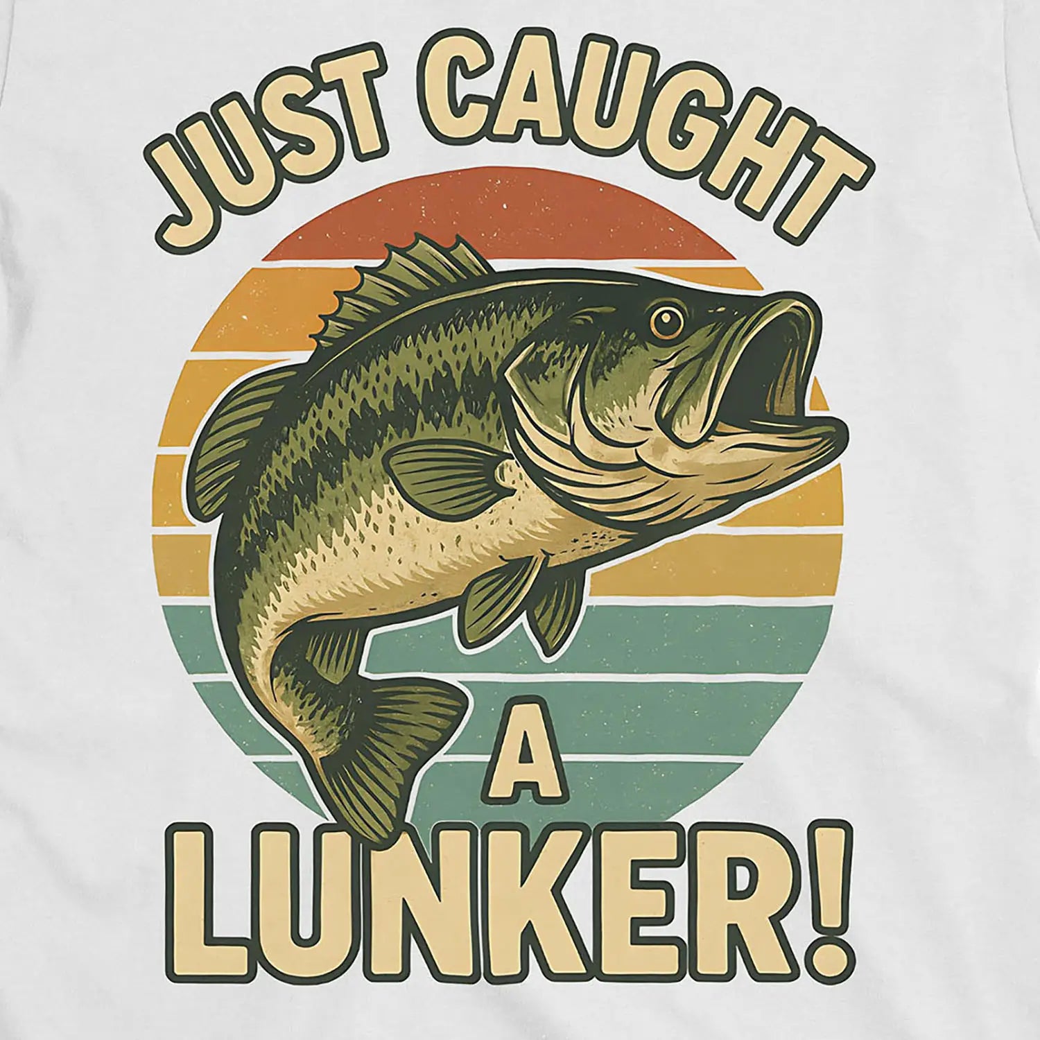 White, Just Caught a Lunker! Tee – fish-room