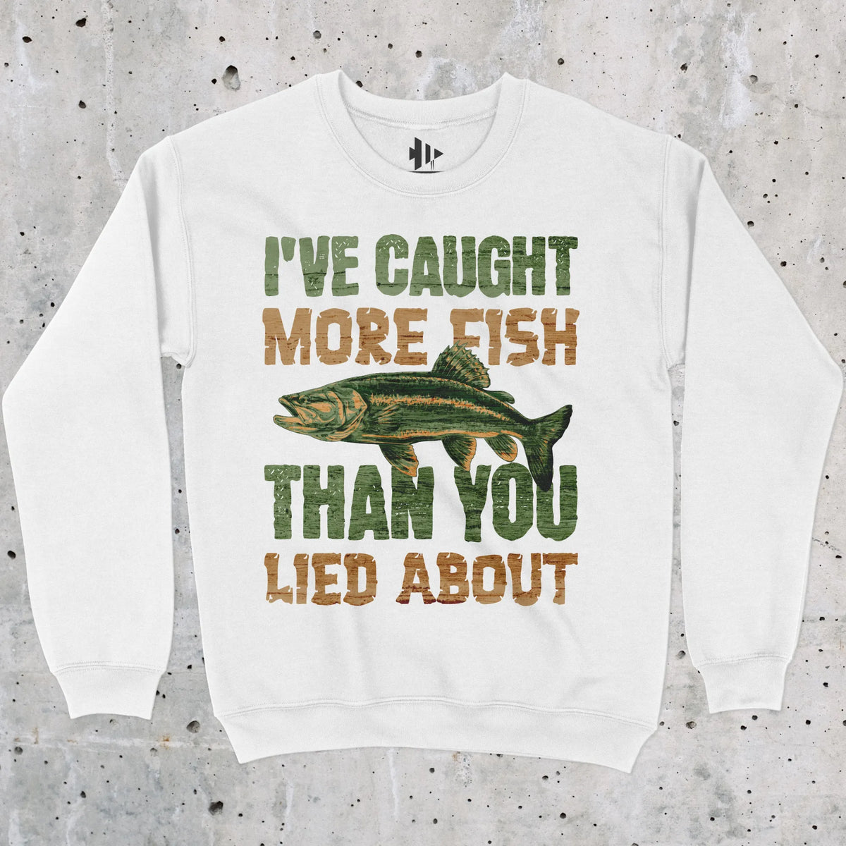 White, I've Caught More Fish Sweatshirt – fish-room
