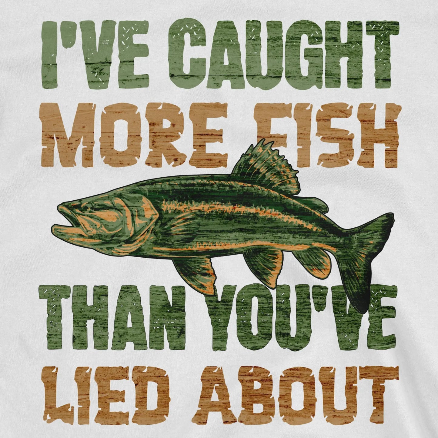 White, I've Caught More Fish Than You Lied About – fish-room