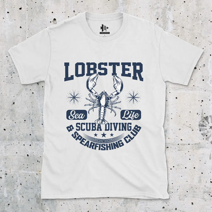 White, Lobster Sea Fishing Tee – fish-room