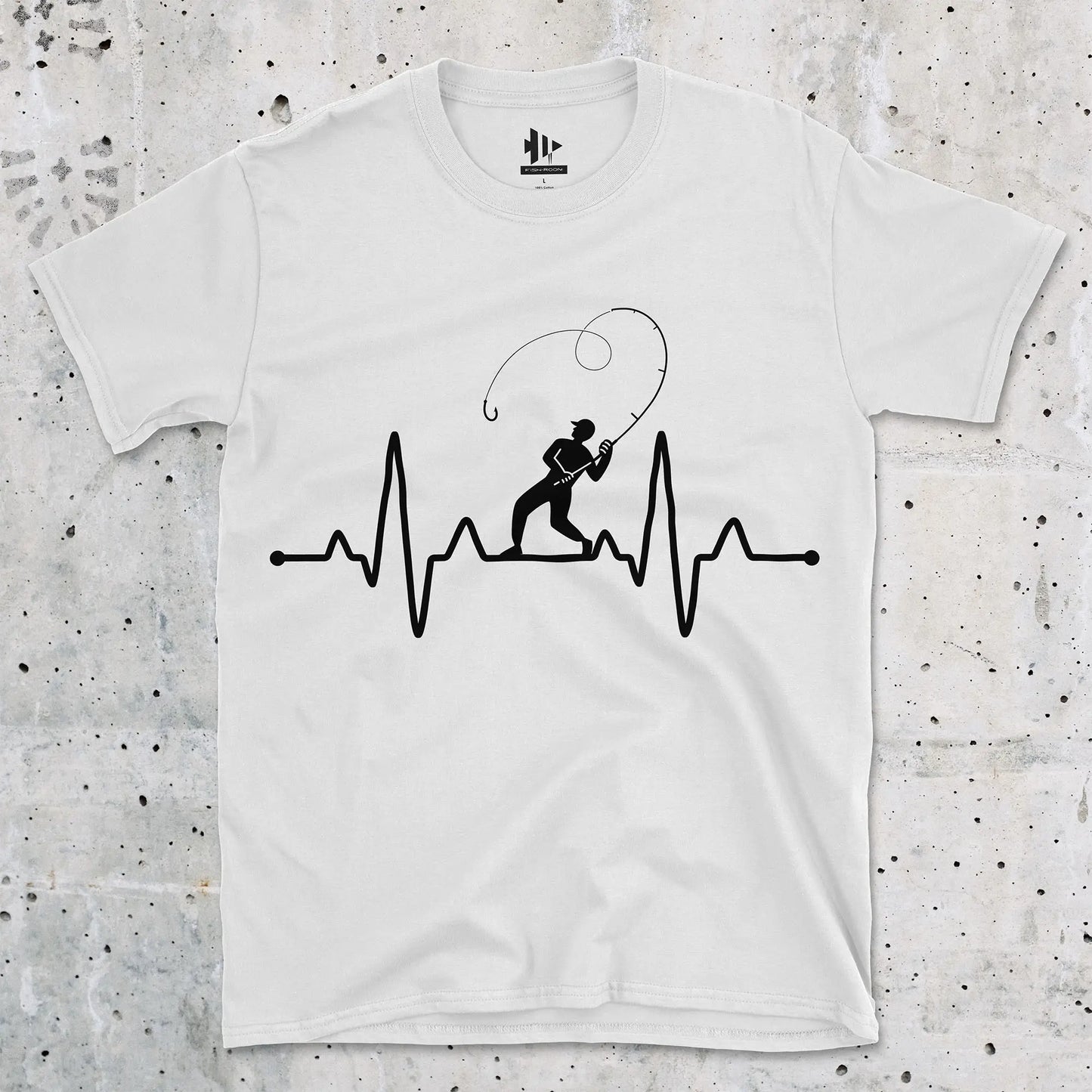 White, Fisherman's Heart Line Tee – fish-room