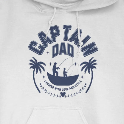 White, Captain Dad Hoodie – fish-room
