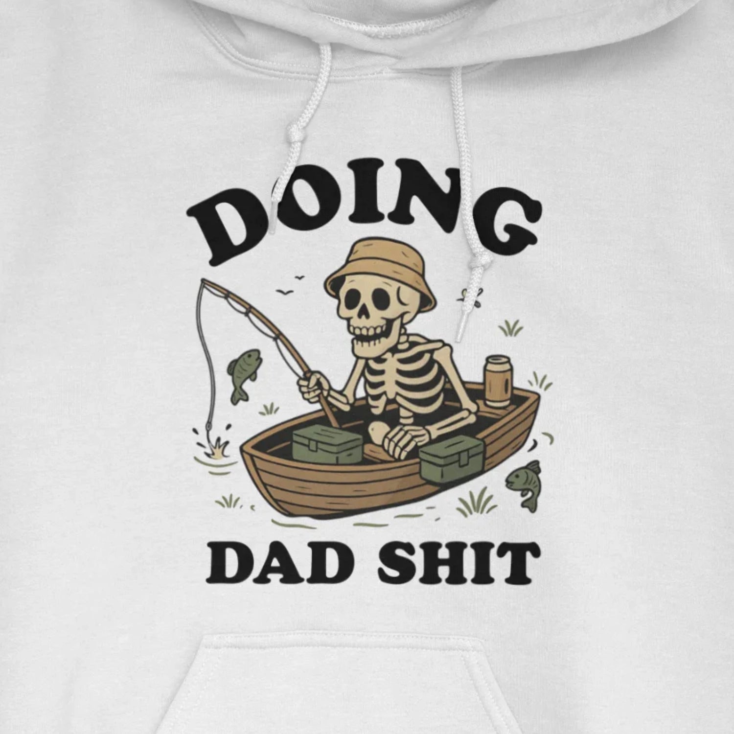 White, Doing Dad Shit Hoodie – fish-room