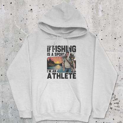 White, Fishing Athlete Hoodie – fish-room