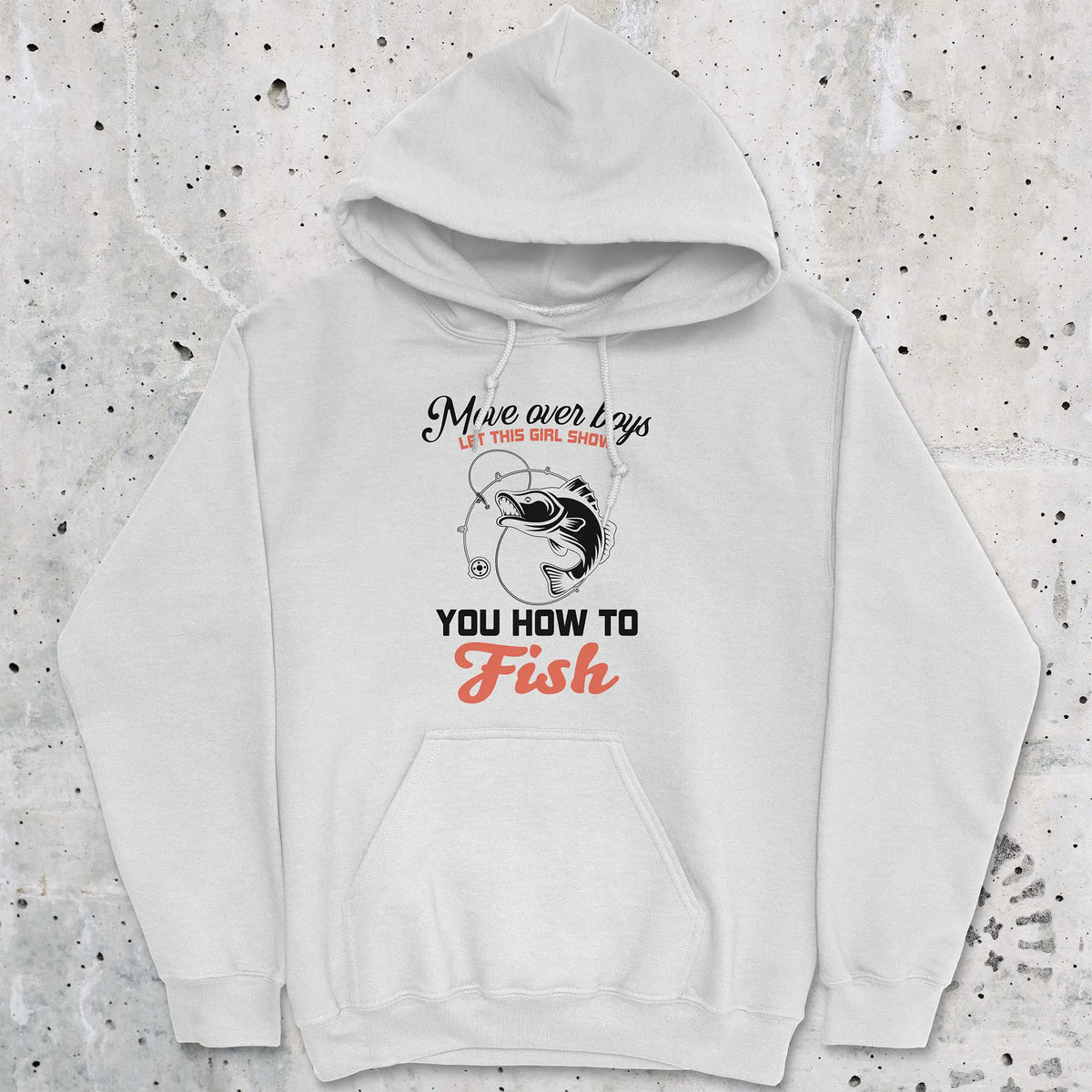 White, Move Over Boys! Hoodie – fish-room