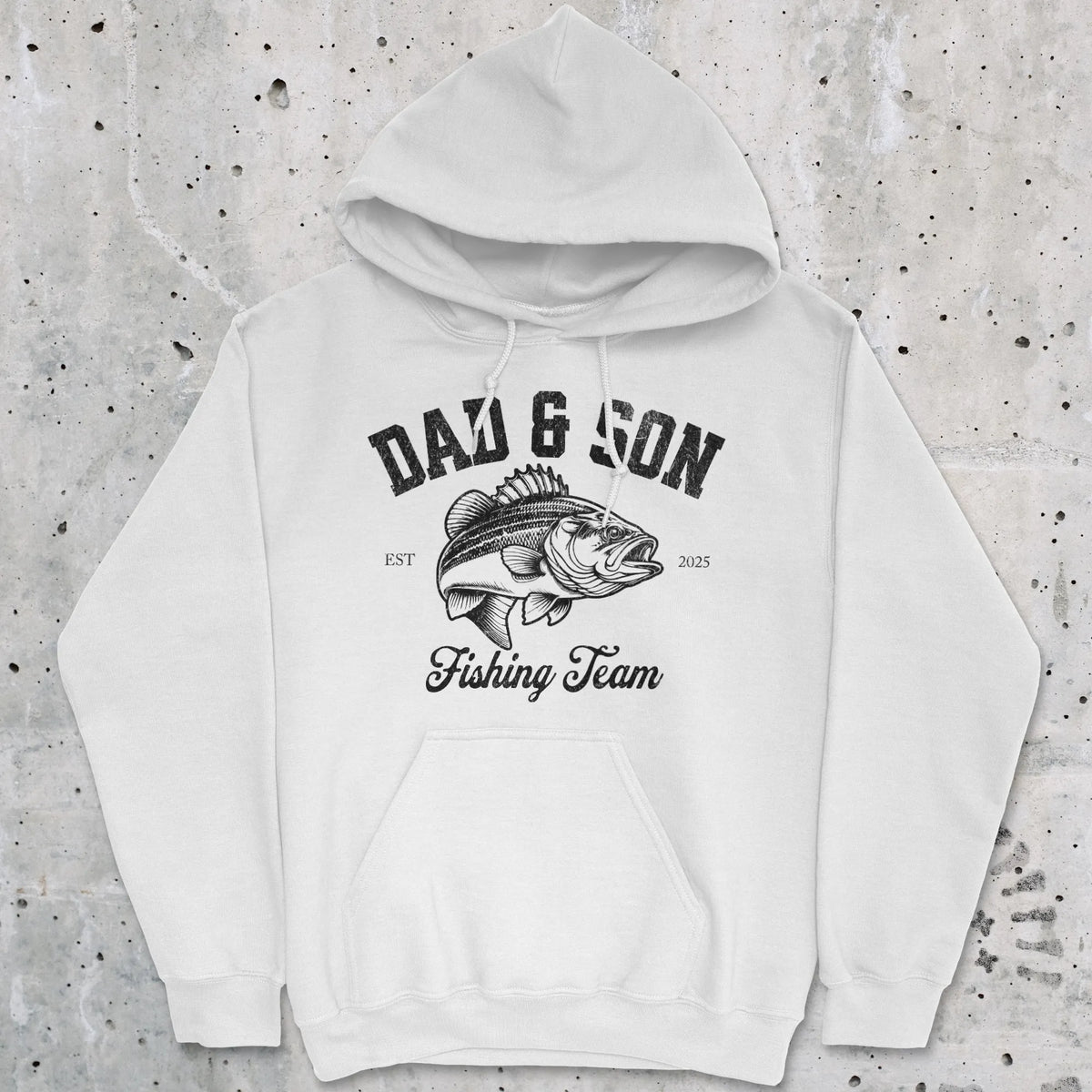 White, Dad & Son Fishing Team Hoodie – fish-room