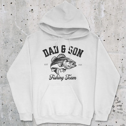 White, Dad & Son Fishing Team Hoodie – fish-room
