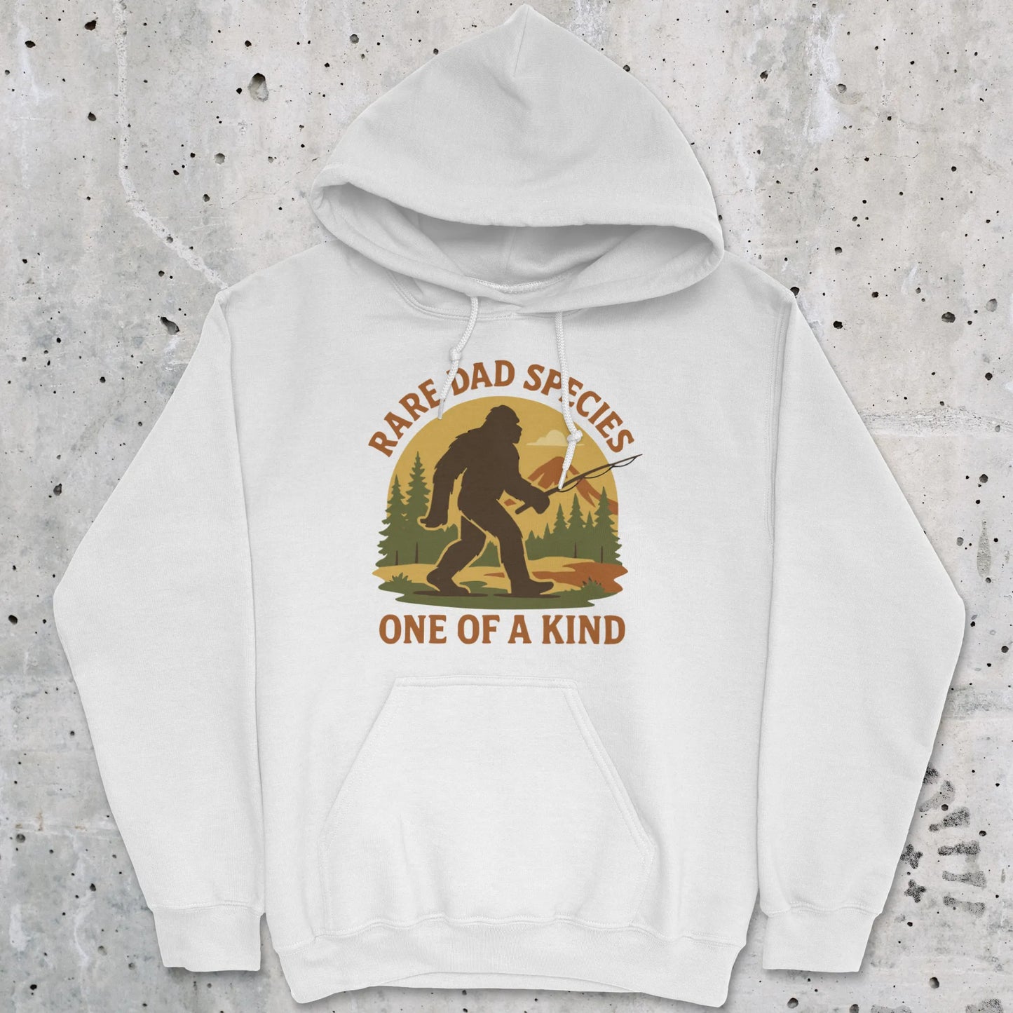 White, Rare Dad Species – One of a Kind Hoodie – fish-room