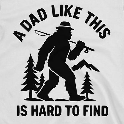 White, A Dad Like This Is Hard to Find Tee – fish-room