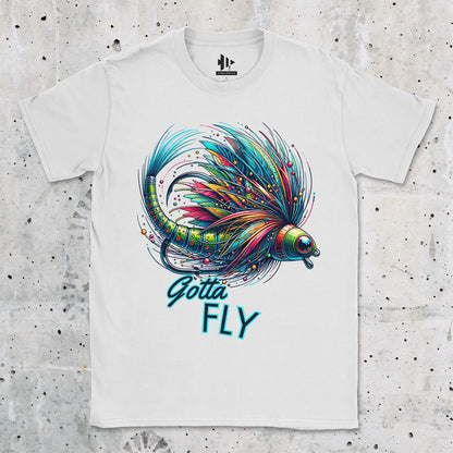 White, Gotta Fly Tee – fish-room