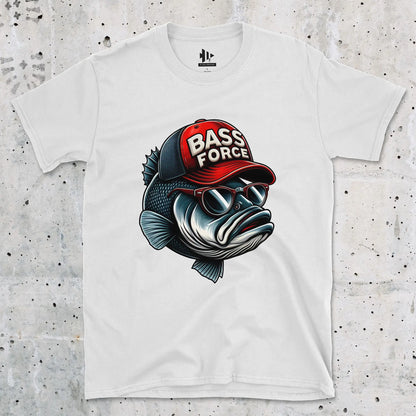 White, Bass Force Tee – fish-room