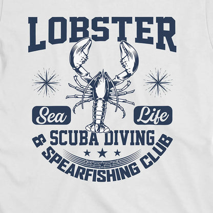White, Lobster Sea Fishing Tee – fish-room